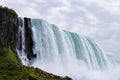 Giant rocky Waterfall in the USA on the canadian Border in North America Niagara Waterfall Royalty Free Stock Photo