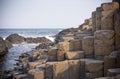 The Giant's Causeway & sea Royalty Free Stock Photo