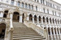 Giant`s staircase of Doge`s Palace or Palazzo Ducale, Venice, Italy Royalty Free Stock Photo