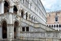 Giant`s staircase of Doge`s Palace in Venice, Italy Royalty Free Stock Photo