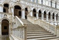 Giant`s staircase of Doge`s Palace in Venice, Italy Royalty Free Stock Photo