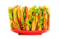 Giant sandwich isolated Royalty Free Stock Photo