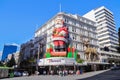 The giant Santa statue on Farmers department store, Auckland, New Zealand