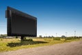 Giant Screen at a Abandoned Horse Track Royalty Free Stock Photo