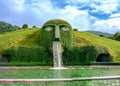 The Giant sculpture at the entrance gate of Swarovski Crystal Worlds