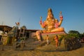 Giant sculpture of Shiva at the Hindu temple, Sri Lanka Royalty Free Stock Photo