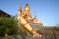 The giant sculpture of Shiva. Koneswarm Kovil Hindu Temple. Trincomalee Royalty Free Stock Photo