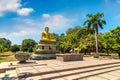 Giant seated Buddha in Colombo