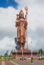 Giant Shiva statue at Grand Bassin lake, Mauritius