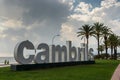Giant sign of Cambrils, Spain