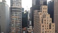Giant skyscrapers in New York