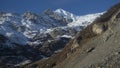 Giant snow mountain in Switzerland.