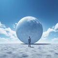 Giant snowball of thoughts in the desert of inner perception