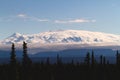 Giant Snowcapped Mountain Royalty Free Stock Photo