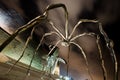 Giant spider sculpture at Guggenheim museum in Bilbao (Spain)