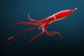 The Giant Squid. Royalty Free Stock Photo