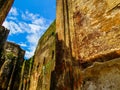 Giant standing Buddha statue in Polonnaruwa, Sri Lanka Royalty Free Stock Photo