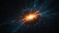 giant star cosmic energy explosion on space ai generated