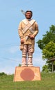 Native American Indian Statue Royalty Free Stock Photo