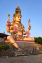 Giant Statue of Shiva. Koneswaram Temple. Trincomalee, Sri Lanka Royalty Free Stock Photo