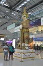 Giant statue in Suvarnabhumi Airport