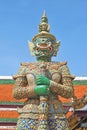 Giant Statue at Wat Phar kaew