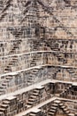 The giant step well of abhaneri Royalty Free Stock Photo