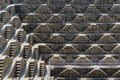 Giant stepwell of abhaneri in rajasthan, india Royalty Free Stock Photo