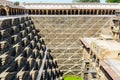 Giant stepwell of abhaneri in rajasthan, india Royalty Free Stock Photo