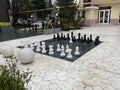 Giant street chess