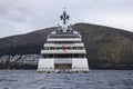 The giant superyacht Eclipse, owned by Russian businessman Roman Abramovich, anchored in Bodrum\'s