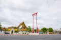 Giant swing is landmark near Suthat Temple, Bangkok, Thailand Royalty Free Stock Photo