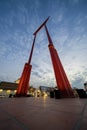 The Giant Swing is a religious structure in Sao Chingcha Subdistrict, Landmark of Bangkok Thailand Royalty Free Stock Photo