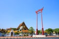 The giant swing (Sao Ching Cha) and Wat Suthat temple