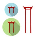 Giant Swing, torii gate icon