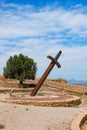 Giant sword in the Castle of Lorca, Spain