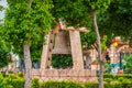 Giant temple bell made of brass