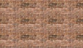 Giant tiled, seamless industrial red brick wall background