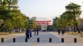 The Giant Torii in Kyoto, Japan