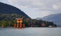 Giant Torii on Miyajima island, Japan