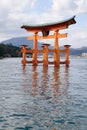 Giant Torii on Miyajima island, Japan