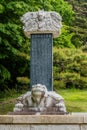 Giant turtle stele near Haeinsa