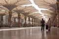 Giant umbrella at Madinah