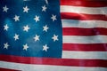 Giant Usa American flag stars and stripes background Royalty Free Stock Photo