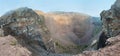 The giant Vesuvio volcano crater,