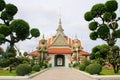 The Giant Wat Chaeng standing Guardian at the entrance of the ordination hall in Wat Arun Ratchawararam Temple.