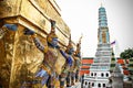 Giant in Wat Phra Kaeo, The Royal Grand Palace - Bangkok, Thailand. Royalty Free Stock Photo