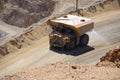 Giant Water Truck Suppressing Dust