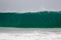 Giant wave hits the shore