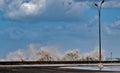 Giant waves crash against the Malecon of Havana